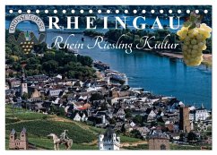 Rheingau - Rhein Riesling Kultur (Tischkalender 2025 DIN A5 quer), CALVENDO Monatskalender