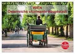 Wien - Österreichs charmante Hauptstadt (Wandkalender 2025 DIN A4 quer), CALVENDO Monatskalender