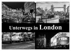 Unterwegs in London (Wandkalender 2025 DIN A2 quer), CALVENDO Monatskalender