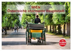 Wien - Österreichs charmante Hauptstadt (Wandkalender 2025 DIN A2 quer), CALVENDO Monatskalender