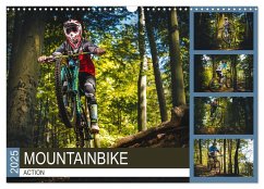 Mountainbike Action (Wandkalender 2025 DIN A3 quer), CALVENDO Monatskalender