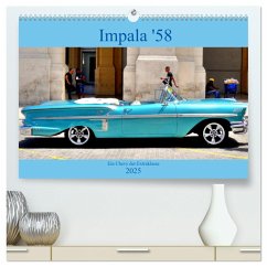 Impala '58 - Ein Chevy der Extraklasse (hochwertiger Premium Wandkalender 2025 DIN A2 quer), Kunstdruck in Hochglanz - Calvendo;Löwis of Menar, Henning von