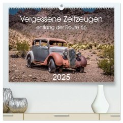 Vergessene Zeitzeugen entlang der Route 66 (hochwertiger Premium Wandkalender 2025 DIN A2 quer), Kunstdruck in Hochglanz - Calvendo;Brückmann, Michael