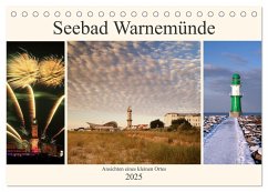 Seebad Warnemünde (Tischkalender 2025 DIN A5 quer), CALVENDO Monatskalender - Calvendo;Deter, Thomas