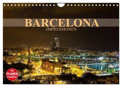 Barcelona Impressionen (Wandkalender 2025 DIN A4 quer), CALVENDO Monatskalender
