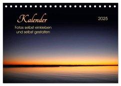 Kalender - Fotos selbst einkleben und selbst gestalten (Tischkalender 2025 DIN A5 quer), CALVENDO Monatskalender - Calvendo;Roder, Peter