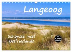 Langeoog - Schönste Insel Ostfrieslands (Wandkalender 2025 DIN A3 quer), CALVENDO Monatskalender