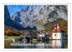 Willkommen am Königssee (Tischkalender 2025 DIN A5 quer), CALVENDO Monatskalender