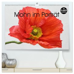 Mohn im Porträt (hochwertiger Premium Wandkalender 2025 DIN A2 quer), Kunstdruck in Hochglanz