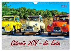 Citroën 2CV - die Ente (Wandkalender 2025 DIN A4 quer), CALVENDO Monatskalender