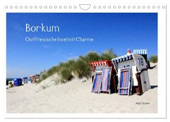 Borkum - Ostfriesische Insel mit Charme (Wandkalender 2025 DIN A4 quer), CALVENDO Monatskalender