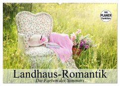 Landhaus-Romantik. Die Farben des Sommers (Wandkalender 2025 DIN A2 quer), CALVENDO Monatskalender