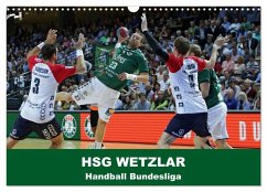 Handball Bundesliga - HSG Wetzlar (Wandkalender 2025 DIN A3 quer), CALVENDO Monatskalender - Calvendo;Oliver Vogler, Sportfoto