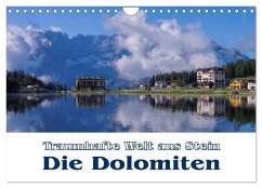 Die Dolomiten - Traumhafte Welt aus Stein (Wandkalender 2025 DIN A4 quer), CALVENDO Monatskalender - Calvendo;LianeM