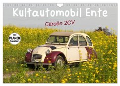 Kultautomobil Ente Citroën 2CV (Wandkalender 2025 DIN A4 quer), CALVENDO Monatskalender