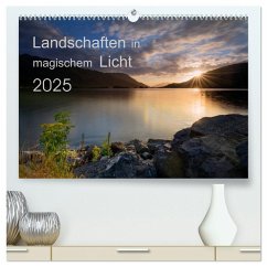 Landschaften im magischen Licht (hochwertiger Premium Wandkalender 2025 DIN A2 quer), Kunstdruck in Hochglanz