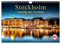 Stockholm - Venedig des Nordens (Wandkalender 2025 DIN A4 quer), CALVENDO Monatskalender