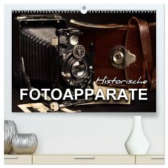 Historische Fotoapparate (hochwertiger Premium Wandkalender 2025 DIN A2 quer), Kunstdruck in Hochglanz