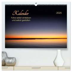 Kalender - Fotos selbst einkleben und selbst gestalten (hochwertiger Premium Wandkalender 2025 DIN A2 quer), Kunstdruck in Hochglanz