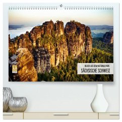 Bilder aus dem Nationalpark Sächsische Schweiz (hochwertiger Premium Wandkalender 2025 DIN A2 quer), Kunstdruck in Hochglanz - Calvendo;Meutzner, Dirk