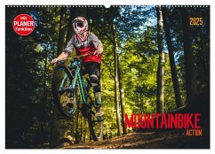 Mountainbike Action (Wandkalender 2025 DIN A2 quer), CALVENDO Monatskalender - Calvendo;Meutzner, Dirk