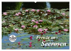 Freude an Seerosen (Wandkalender 2025 DIN A2 quer), CALVENDO Monatskalender