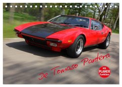 De Tomaso Pantera (Tischkalender 2025 DIN A5 quer), CALVENDO Monatskalender