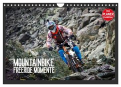 Mountainbike Freeride Momente (Wandkalender 2025 DIN A4 quer), CALVENDO Monatskalender