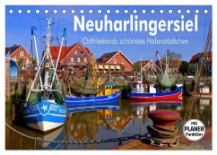 Neuharlingersiel - Ostfrieslands schönstes Hafenstädtchen (Tischkalender 2025 DIN A5 quer), CALVENDO Monatskalender