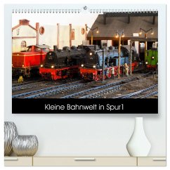 Kleine Bahnwelt in Spur 1 (hochwertiger Premium Wandkalender 2025 DIN A2 quer), Kunstdruck in Hochglanz - Calvendo;Hegerfeld-Reckert, Anneli