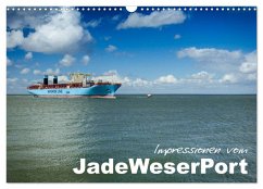 Impressionen vom JadeWeserPort (Wandkalender 2025 DIN A3 quer), CALVENDO Monatskalender - Calvendo;www.geniusstrand.de