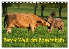 Bunte Welt des Bauernhofs (Wandkalender 2025 DIN A3 quer), CALVENDO Monatskalender - Calvendo;Münzel-Hashish - www.tierphotografie.com, Angela