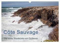 Côte Sauvage - Die wilde Westküste von Quiberon (Wandkalender 2025 DIN A3 quer), CALVENDO Monatskalender - Calvendo;Benoît, Etienne