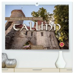 Tallinn - Streifzug durch die Altstadt (hochwertiger Premium Wandkalender 2025 DIN A2 quer), Kunstdruck in Hochglanz - Calvendo;Pinkoss, Oliver