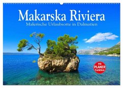 Makarska Riviera - Malerische Urlaubsorte in Dalmatien (Wandkalender 2025 DIN A2 quer), CALVENDO Monatskalender - Calvendo;LianeM