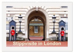 Stippvisite in London (Wandkalender 2025 DIN A2 quer), CALVENDO Monatskalender