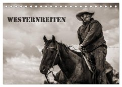 Westernreiten (Tischkalender 2025 DIN A5 quer), CALVENDO Monatskalender