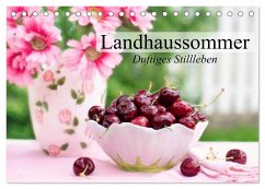 Landhaussommer. Duftiges Stillleben (Tischkalender 2025 DIN A5 quer), CALVENDO Monatskalender