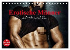 Erotische Männer. Adonis und Co. (Tischkalender 2025 DIN A5 quer), CALVENDO Monatskalender