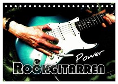 Rockgitarren Power (Tischkalender 2025 DIN A5 quer), CALVENDO Monatskalender - Calvendo;Bleicher, Renate