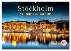 Stockholm - Venedig des Nordens (Wandkalender 2025 DIN A2 quer), CALVENDO Monatskalender