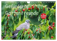 Gefiederte Gartenfreunde (Wandkalender 2025 DIN A4 quer), CALVENDO Monatskalender - Calvendo;Jäger, Anette/Thomas