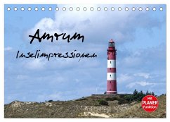Amrum - Inselimpressionen (Tischkalender 2025 DIN A5 quer), CALVENDO Monatskalender