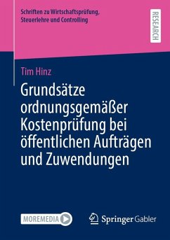 Cover Grundsätze ordnungsgemäßer Kostenprüfung bei öffentlichen Aufträgen und Zuwendungen (eBook, PDF)