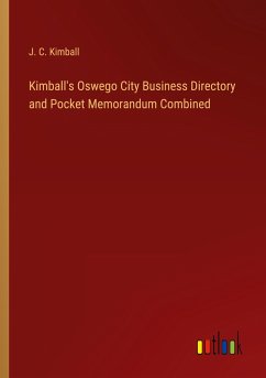 Kimball's Oswego City Business Directory and Pocket Memorandum Combined