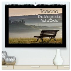 Toskana - Die Magie des Val d'Orcia (hochwertiger Premium Wandkalender 2025 DIN A2 quer), Kunstdruck in Hochglanz