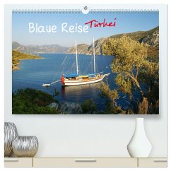 Blaue Reise Türkei (hochwertiger Premium Wandkalender 2025 DIN A2 quer), Kunstdruck in Hochglanz