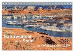 Naturwunder aus Stein im Westen der USA (Tischkalender 2025 DIN A5 quer), CALVENDO Monatskalender