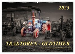 Traktoren - Oldtimer (Wandkalender 2025 DIN A2 quer), CALVENDO Monatskalender