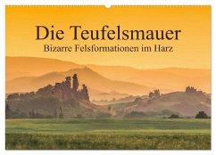 Die Teufelsmauer - Bizarre Felsformationen im Harz (Wandkalender 2025 DIN A2 quer), CALVENDO Monatskalender